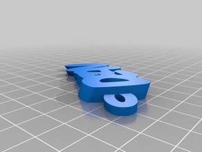 decano 1 llaveros personalizado 3d print model - Mito3D