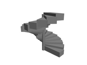 escalera caracol modelleri 3d print model - Mito3D