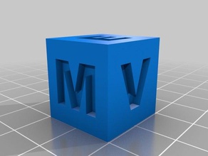 cubocalibrev3 La stampa 3d calibrado cubo miguetecnologia tecnologia tecnovalme 3d print model - Mito3D