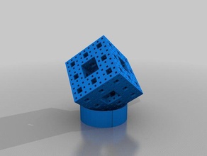 mon personnalisés éponge de menger les mathématiques l'art personnalisé 3d print model - Mito3D