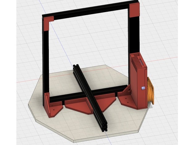 mobo case brace 3d printer parts motherboard tevo tarantula 3D print model - Mito3D