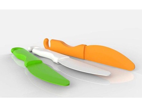 faca de manteiga cozinha e sala jantar pratos a utensílios ferramenta piquenique 3d print model - Mito3D