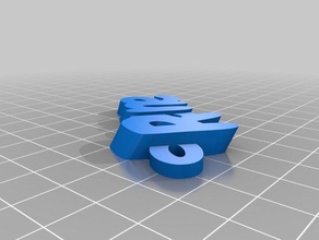 ren organización personalizado 3d print model - Mito3D