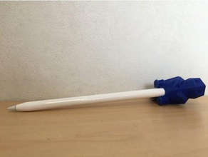 squirtle apple matita cap giocattolo & accessori di gioco low poly pen pokemon remix 3d print model - Mito3D