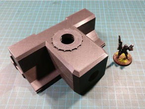 corps creux de section wardog titanic robot jouets & accessoires jeux 40k wargaming warhammer titan 3d print model - Mito3D