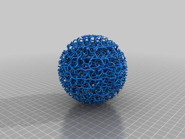 malla de la esfera La impresión en 3d 3D print model - Mito3D