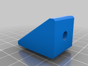 2020 angle bracket i-type 5mm 3d printing aluminum corner extrusion 3d print model - Mito3D