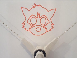 mtvplot verticale plotter la robotica drawbot a penna polargraph gondola parete 3d print model - Mito3D