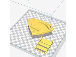 superman kemer tokası moda 3d print model - Mito3D