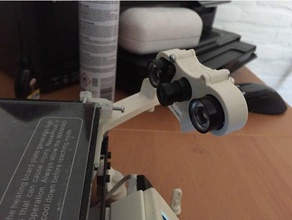 picam Fall beweglicher arm-Bett Schlitten Kennzeichenhalter 3d Drucker Zubehör raspberry pi Kamera wanhao duplicator i3 3d print model - Mito3D