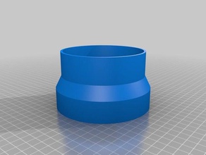 ac condotto adattatore tubo parti su misura 3d print model - Mito3D