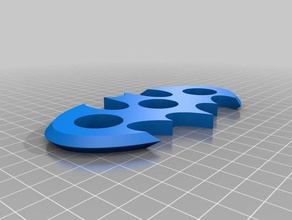 hand spinner batman 3d printer accessories batarang logo symbol fidget inventor 3d print model - Mito3D