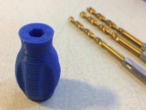 drill bit handle hand tools bits 3d print model - Mito3D