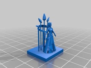 inara socle paladins jouets & jeux plinthe avec mieux les personnage la statue staue 3d print model - Mito3D
