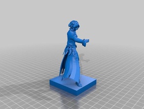 maeve plinth paladins toys & games gale game meave socle statue 3d print model - Mito3D