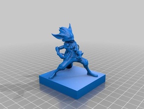 pip plinth paladins toys & games socle statue 3d print model - Mito3D