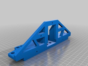 anet a8 frame brace front 3d printer parts upgrade 3d print model - Mito3D
