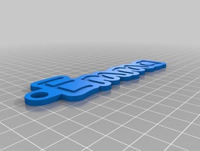 emma tag keychains customized 3d print model - Mito3D