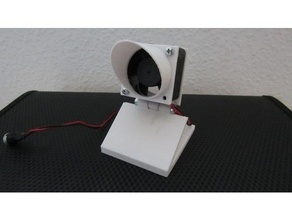 mini fumos fan de 40mm eletrônica criado freecad fã extractor solda 3d print model - Mito3D