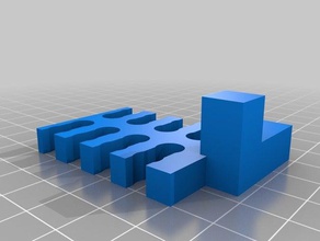 ethernet cabo de categoria 6 organizador 16 posições utp 3d print model - Mito3D
