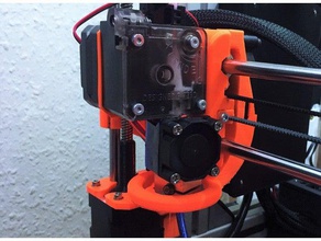titan extruder fan duct 3d printer parts 3d print model - Mito3D
