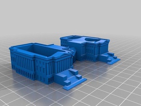 el capitolio de los eeuu escritorio orginizer la oficina cúpula del federal gobierno modelo a escala estados unidos washington dc 3d print model - Mito3D