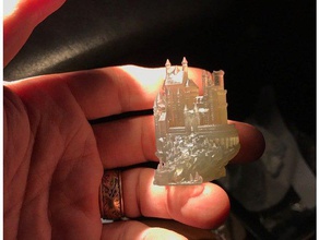 castelo medieval remix de sla esculturas 3d print model - Mito3D