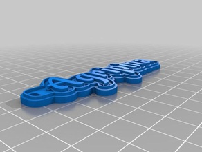 agripina3 keychains customized 3d print model - Mito3D