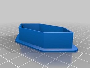 my customized long hex cookie cutter generator kitchen & dining 3d print model - Mito3D
