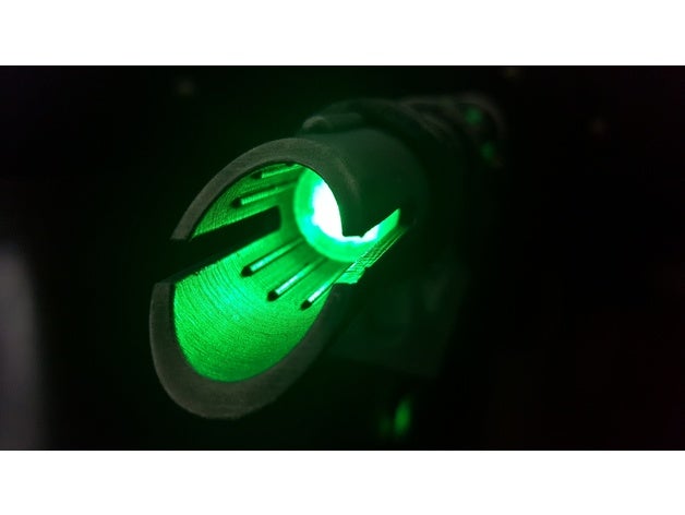 difüzör ışık saber açtı elektronik led lightsaber ışın kılıcı attchment 3D print model - Mito3D