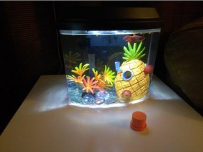 fish tank plug national geographic half moon aquarium 3d-drucken 3d print model - Mito3D