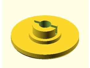 fidget spinner 608 bearing cap snap mechanical toys grip 3d print model - Mito3D