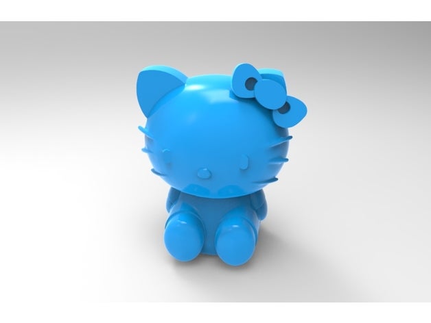 hello kitty remix animais 3D print model - Mito3D