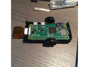 raspberry pi sıfır w case kamera üçayak octoprint ahtapotlar 3d yazıcı aksesuarları durumda 3d print model - Mito3D