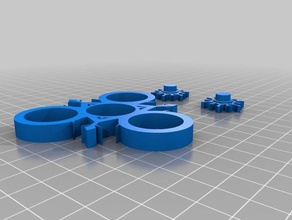 frozen fidget spinner 3d-drucken 3d print model - Mito3D