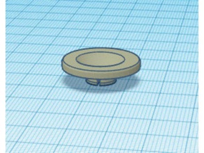spinnercap608curve toys & games button fidget 3d print model - Mito3D