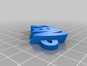 özelleştirilmiş iamburny benim v2 nass Anahtarlık 3d print model - Mito3D