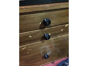 drawer cabinet knob household carpentry closet door dresser handle shelf 3d print model - Mito3D