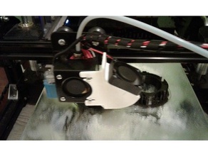 tronxy de resfriamento parte duto do ventilador Impressora 3d acessórios 40mm fã extrusora 3d print model - Mito3D