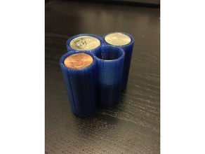 nos coinsorter los gadgets américa american de la moneda diez centavos dinero el níquel penny cuarto estados unidos útil 3d print model - Mito3D