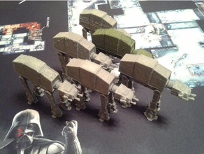 atat - casual x-wing di gioco i veicoli at-at at-st da tavolo imperial star wars il serbatoio 3d print model - Mito3D