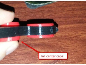 tall center caps spinner toy & game accessories 3d print model - Mito3D