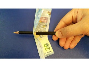 magia-artifício lápis da calha do projeto de lei diy 3d print model - Mito3D