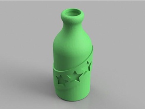 booze fighter bottle badge containers amazing pot banners beautiful bike bikes boozefighter bottles cool creative cup bowl cycle drinking glass flower fun mc mini wine motor motorcycle mug plant vase planter planters potted render stars vases 3d print model - Mito3D