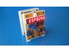 electronics project box 18650 battery holder breadboard esp8266 led prototype prototyping 3d print model - Mito3D