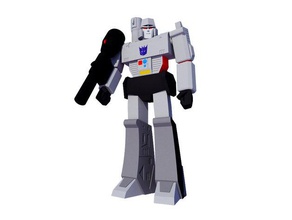 megatron - transformers g1 giochi e giocattoli figura di azione art personalizzato decepticon monouso robot giocattolo trasformatori 3d print model - Mito3D