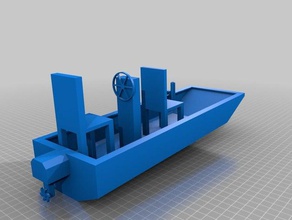 barco a motor scans e réplicas 3d print model - Mito3D
