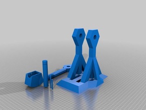 trebuchet models 3d printed catapult 3d print model - Mito3D