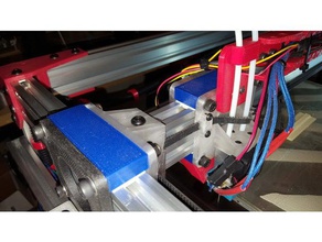 d-bot x y el sistema de movimiento lineal los bloques guía almohadillas hechas igus tribofilament Impresora 3d las piezas 3d print model - Mito3D