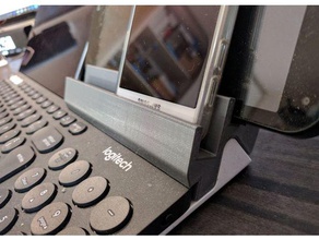 logitech k780 extensor de la oficina teclado 3d print model - Mito3D